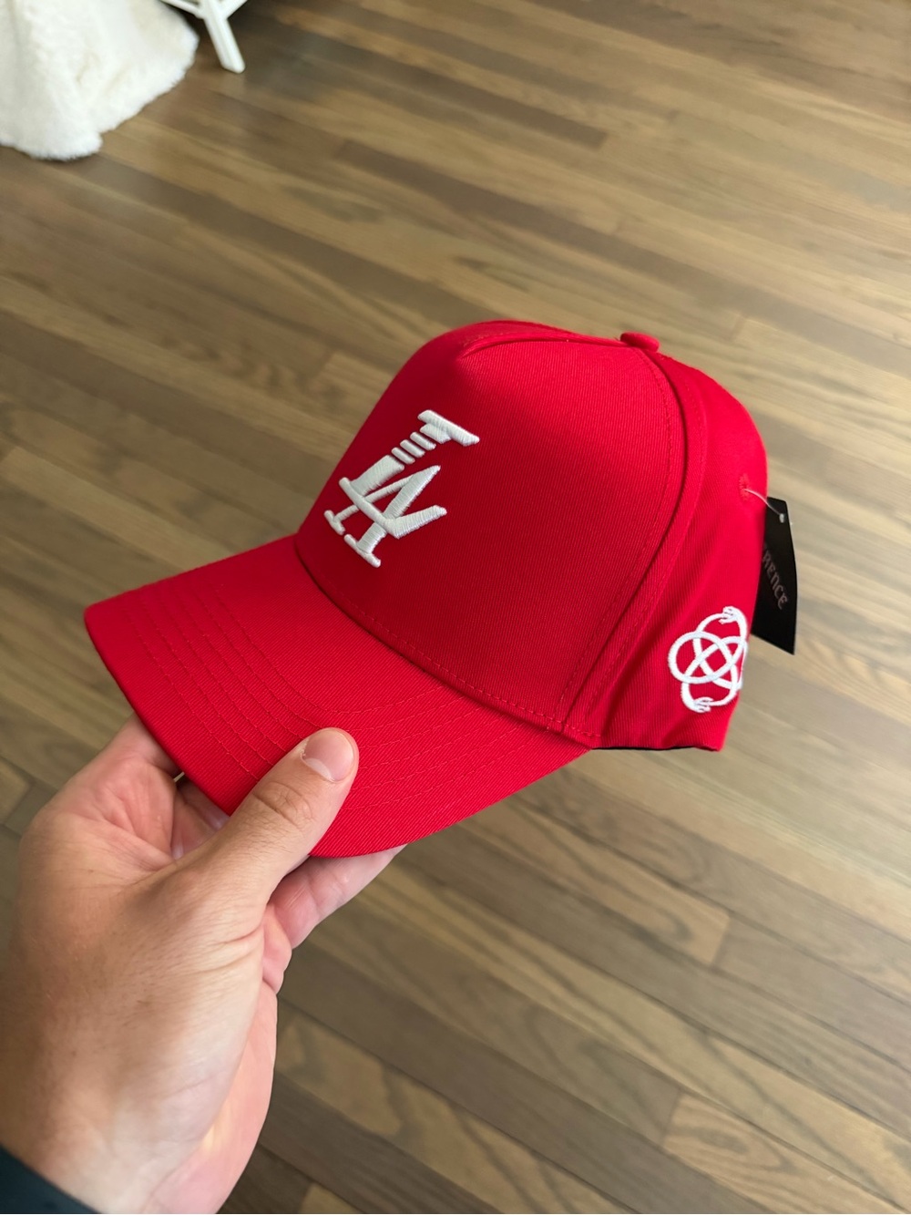 Los Angeles LA Dodgers/Lakers combo red A-frame Hat